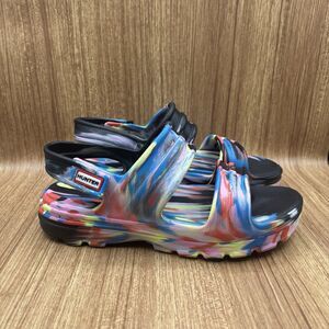 Hunter Women’s Sandal Bloom Algae Eva Foam Multicolor Marble US 10 UK 8 Sandals